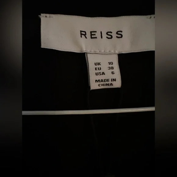 Reiss Tia Black and White Striped Mini Dress NWT - Picture 10 of 14